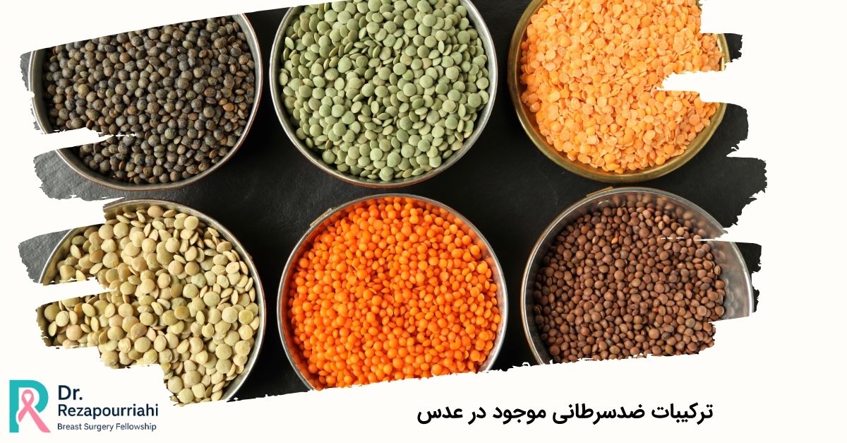 ترکیبات ضدسرطانی موجود در عدس